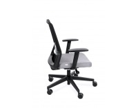 Kancelárska stolička s podrúčkami Cupra BS - sivá (Medley 05) / čierna