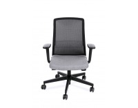 Kancelárska stolička s podrúčkami Cupra BS - sivá (Medley 05) / čierna
