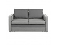 Rozkladacia pohovka s úložným priestorom Dada - svetlosivá / sivá