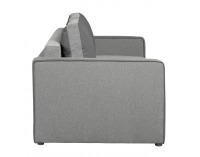 Rozkladacia pohovka s úložným priestorom Dada - svetlosivá / sivá