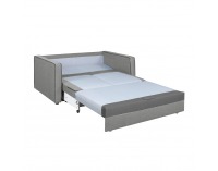 Rozkladacia pohovka s úložným priestorom Dada - svetlosivá / sivá