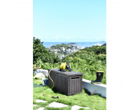 Záhradná truhlica Dagon - hnedá