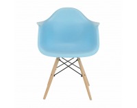 Jedálenská stolička Damen New - modrá / buk
