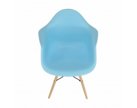 Jedálenská stolička Damen New - modrá / buk