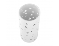 Stolná lampa Danar - biela / vzor mesiac a hviezdy