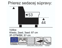 Kožená rohová sedačka s rozkladom Danilo P - hnedá