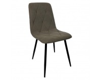 Jedálenská stolička Danira - béžovosivá (taupe) / čierna