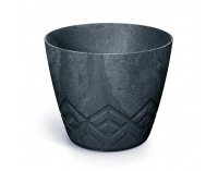 Plastový kvetináč DARE120ES433 11,9 cm - antracit