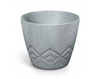 Plastový kvetináč DARE120E422U 11,9 cm - betón