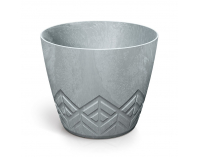 Plastový kvetináč DARE140E422U 13,8 cm - beton