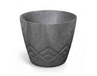 Plastový kvetináč DARE140E425U 13,8 cm - marengo