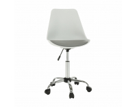 Kancelárska stolička Darisa New - biela / sivá