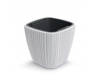 Plastový kvetináč DBOS400S449 39 cm - biela