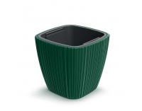 Plastový kvetináč DBOS4002411U 39 cm - tmavozelená