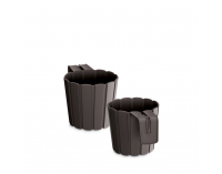 Plastový balkónový kvetináč DDEZ150 14,4 cm - hnedá