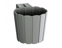 Plastový balkónový kvetináč DDEZ150 14,4 cm - sivý kameň