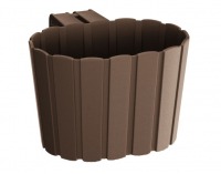 Plastový balkónový kvetináč DDEZ200 19,4 cm - hnedá