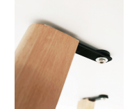 Jedálenský stôl Dejan 3 New 80 - biela / prírodná