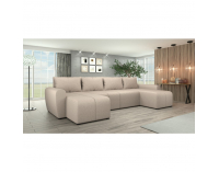 Rohová sedačka U s rozkladom Delin U Uni L/P - béžová