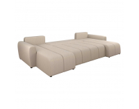 Rohová sedačka U s rozkladom Delin U Uni L/P - béžová