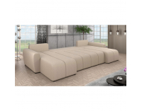 Rohová sedačka U s rozkladom Delin U Uni L/P - béžová