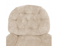 Otočné hojdacie kreslo Delmor - béžová