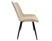 Jedálenská stolička Delora - svetlohnedá / čierna 