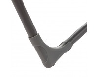 Záhradné lehátko z umelého ratanu Deluxe R - tmavohnedá