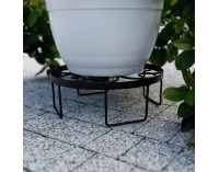 Podstavec pod kvetináč Dembel - čierna