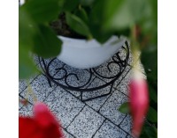 Podstavec pod kvetináč Dembel - čierna