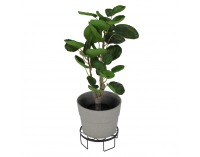 Podstavec pod kvetináč Dembel - čierna