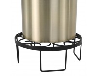 Podstavec pod kvetináč Dembel - čierna