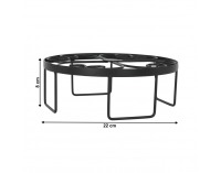 Podstavec pod kvetináč Dembel - čierna