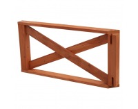 Drevená terasa Demis 270x90x81 cm - hnedá