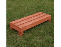 Drevená terasa Demis 270x90x81 cm - hnedá