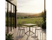 Záhradný stôl Denton New - sivohnedá (taupe)