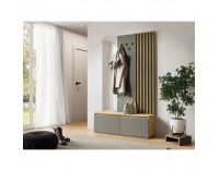 Predsieň Deris - grafit / dub artisan