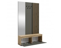 Predsieň Deris - grafit / dub artisan