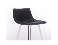 Barová stolička Deron - čierna