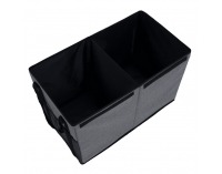 Skladací úložný box Deter - sivá / čierna