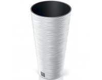 Plastový kvetináč DFRH250 25 cm - biela