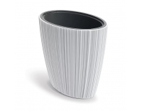Plastový kvetináč DHOE600S449 59,5 cm - biela