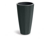 Plastový kvetináč DHOR400419U 39 cm - tmavosivá