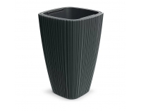 Plastový kvetináč DHOS400419U 39 cm - tmavosivá