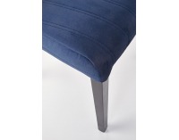 Jedálenská stolička Diego 2 - čierna / tmavomodrá