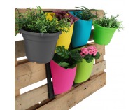 Balkónový kvetináč Digal - sivá