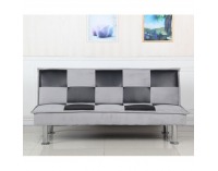 Rozkladacia pohovka Dino - svetlosivá / čierna