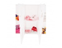 Detská modulárna skrinka Dinos - biela / detský vzor