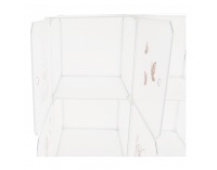 Detská modulárna skrinka Dinos - biela / detský vzor