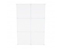 Detská modulárna skrinka Dinos - biela / detský vzor